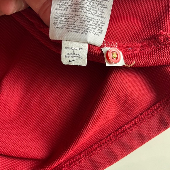 Arizona Cardinals x Nike NFL On Field Apparel Gold Trim Polo Shirt Mens Large - Picture 8 of 8